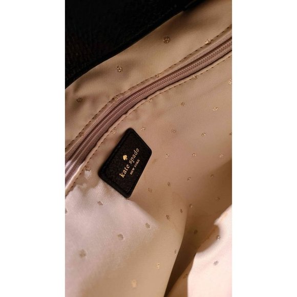 Like NEW Kate Spade New York Black Maryanne Quilted Tote Purse Satchel - Picture 6 of 9